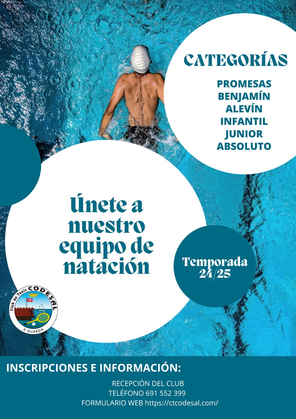 Únete a nuestro equipo de natación