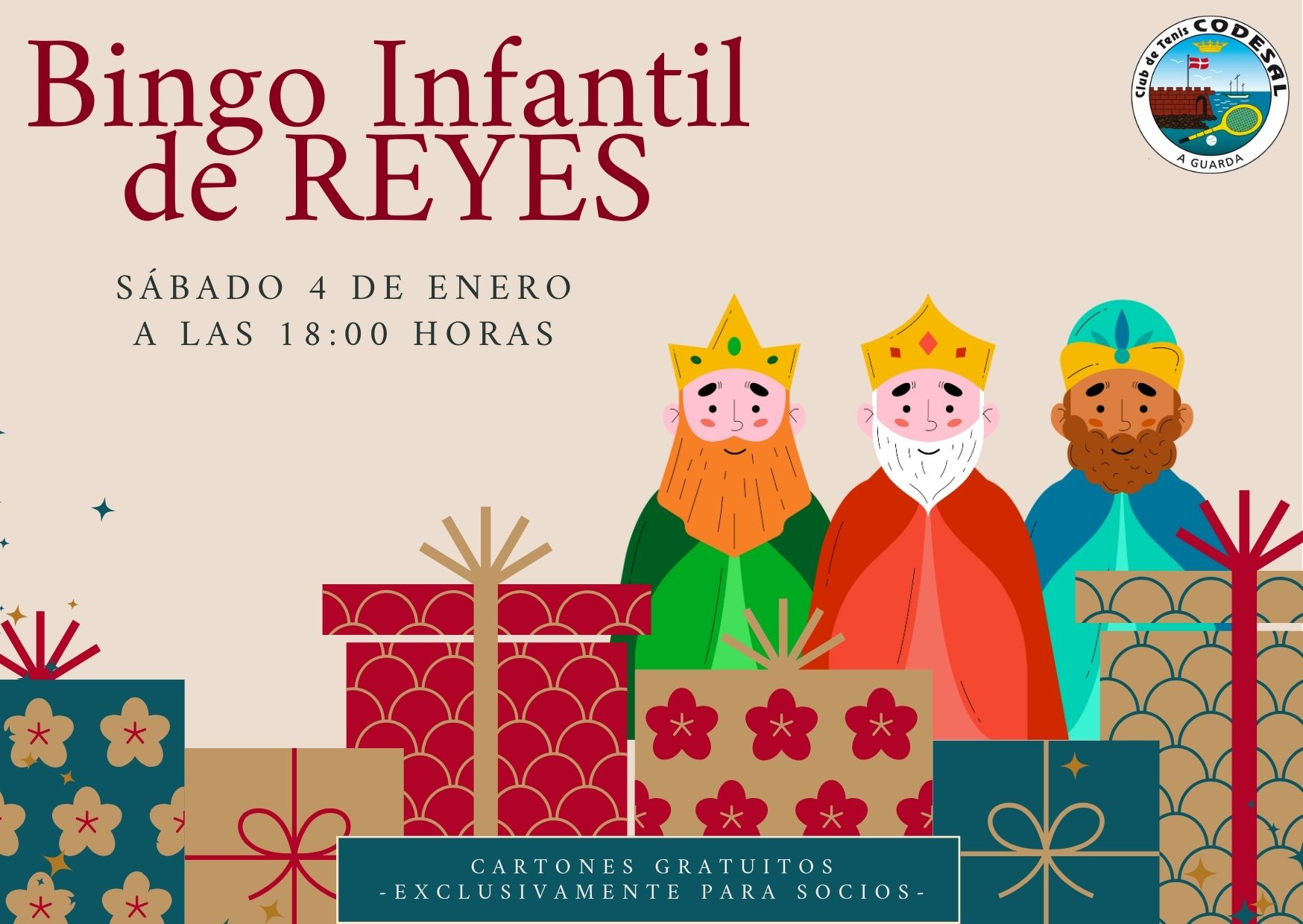 Bingo infantil de Reyes