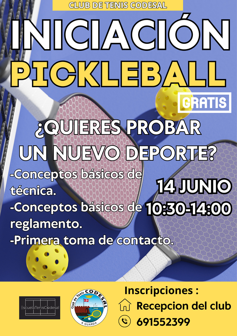 Pickleball en Club de Tenis Codesal!