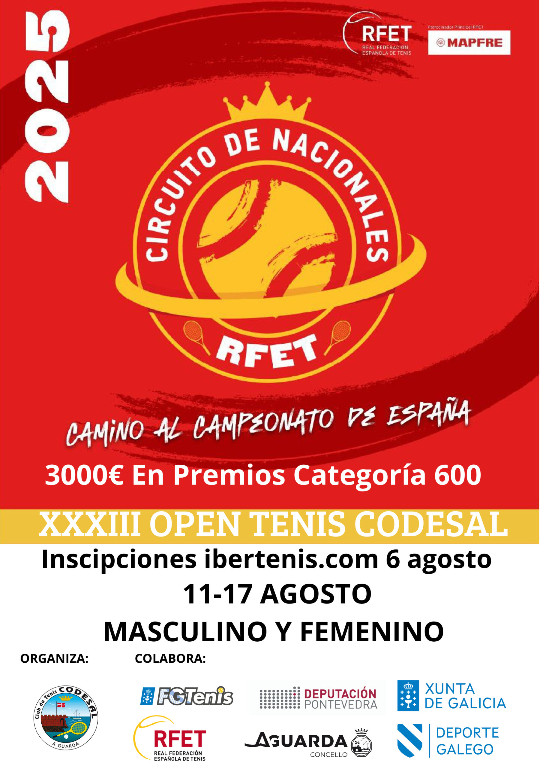 XXXIII OPEN Club de Tenis Codesal 2025